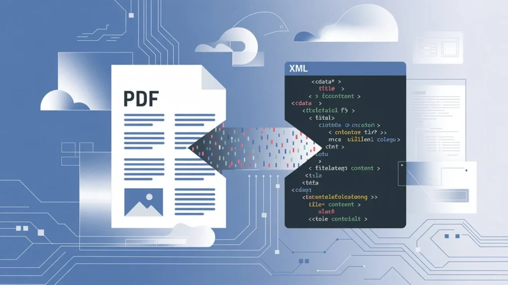 Free PDF to XML