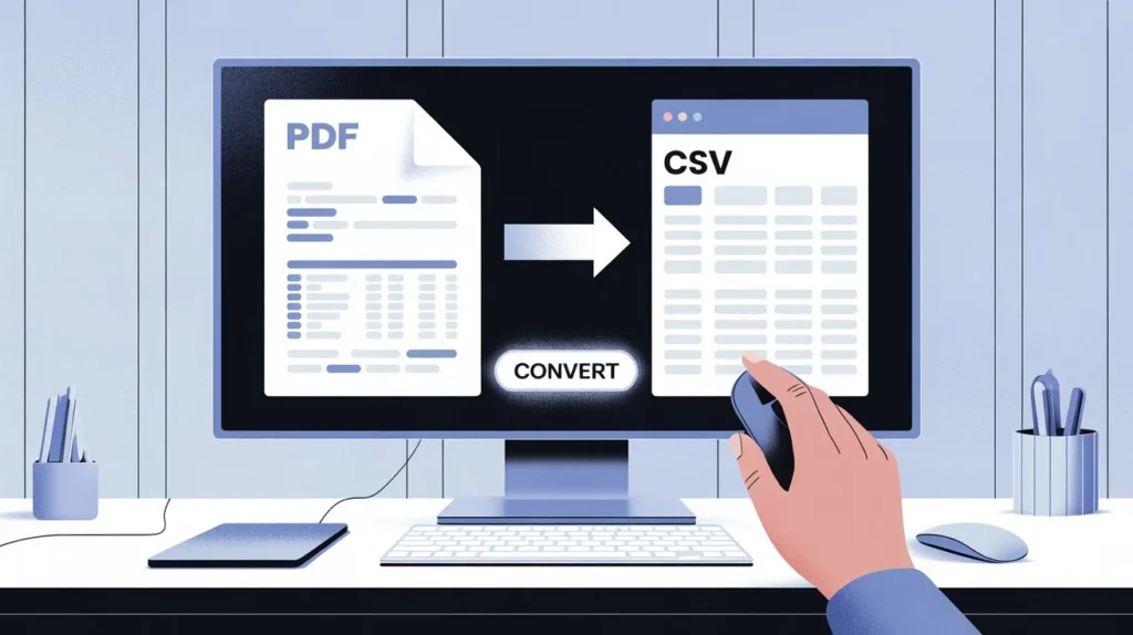Convert PDF to CSV