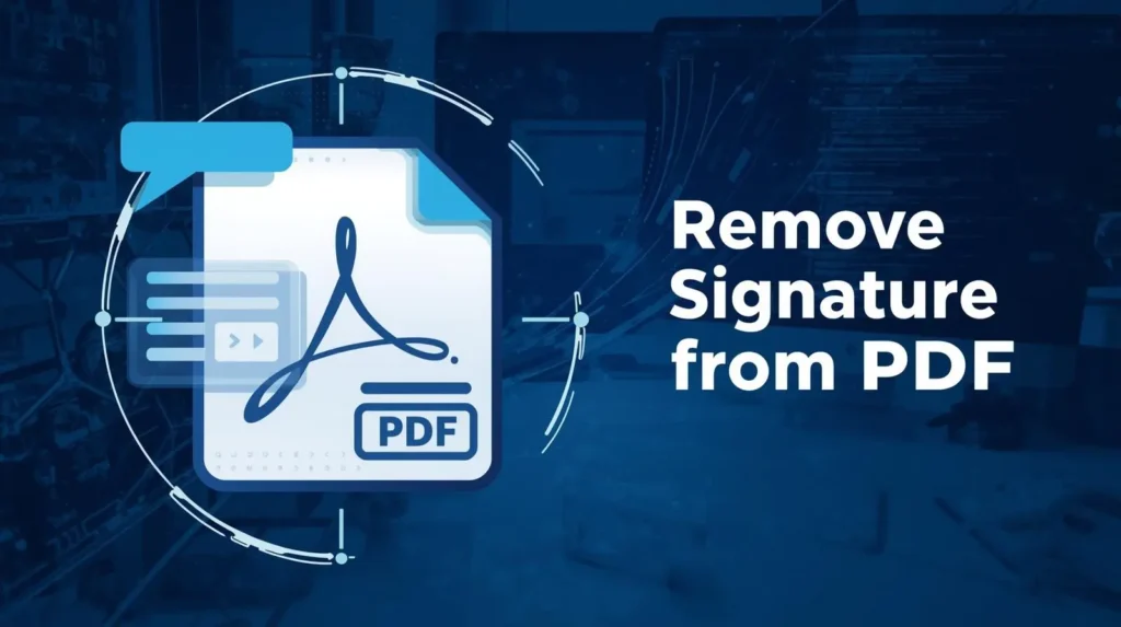 Remove Signature from PDF