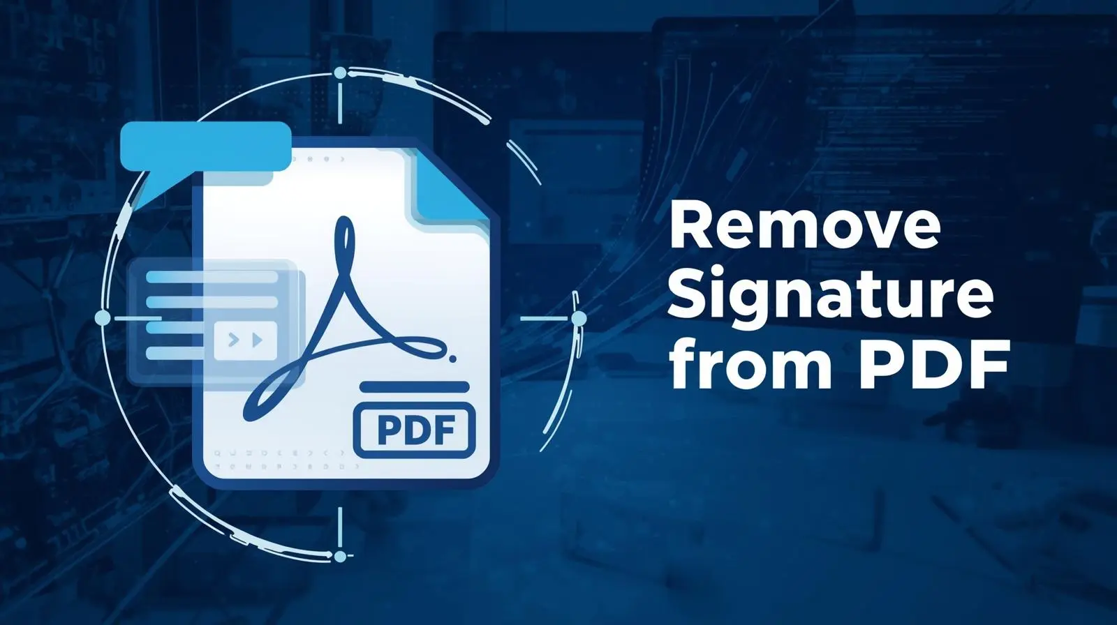 How to Remove Signature from PDF