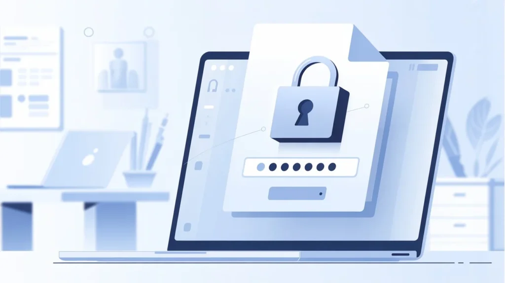 how to protect a pdf with a password