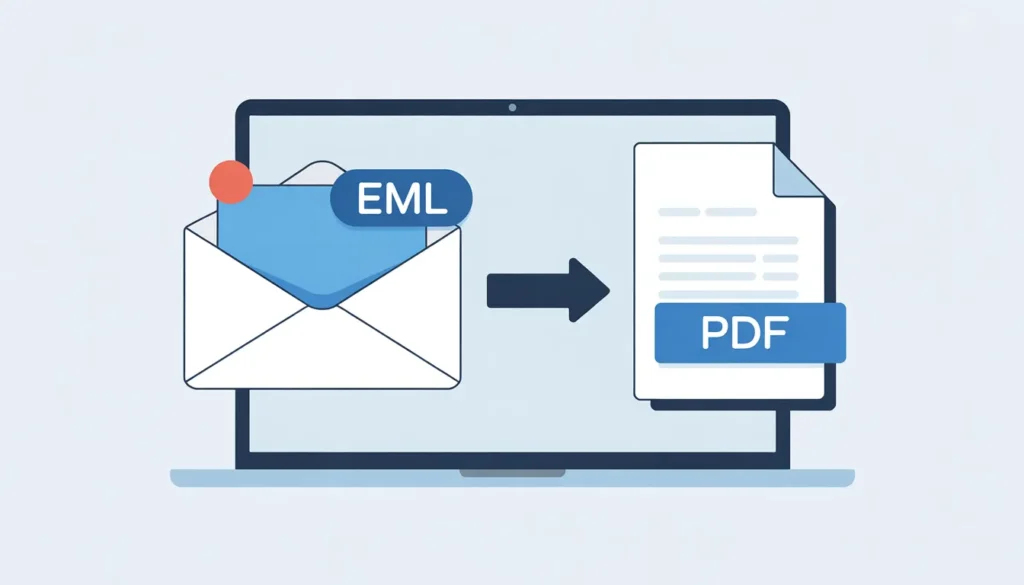 convert eml to pdf