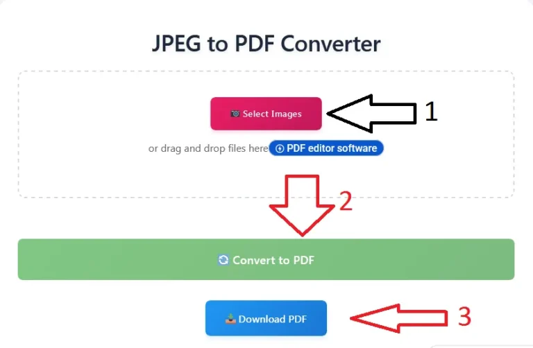 Free JPEG to pdf