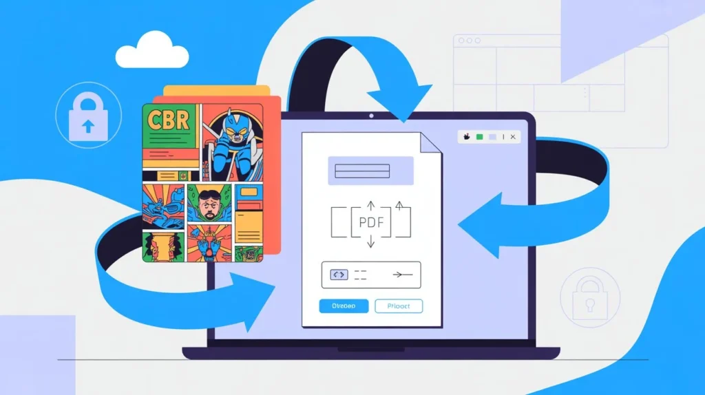 convert cbr to pdf online free using cbr to pdf converter tool