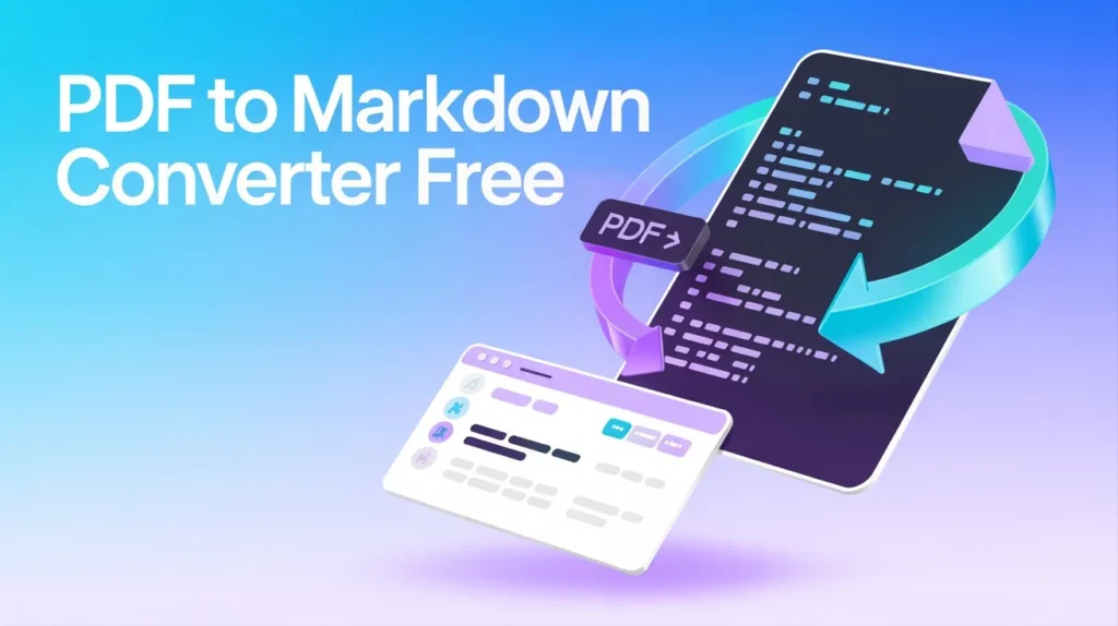 Free PDF to Markdown converter online